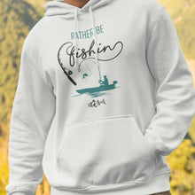 Load image into Gallery viewer, Rather Be Fishin Hoodie