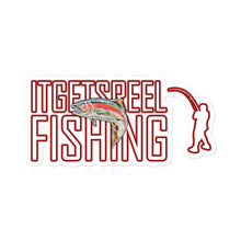 Load image into Gallery viewer, Rainbow Trout ItGetsReel Fishing Stickers