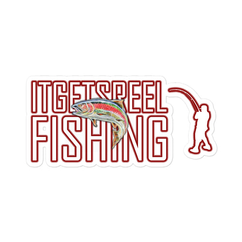Rainbow Trout ItGetsReel Fishing Stickers