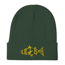 Load image into Gallery viewer, Gold IGR Fish Embroidered Beanie
