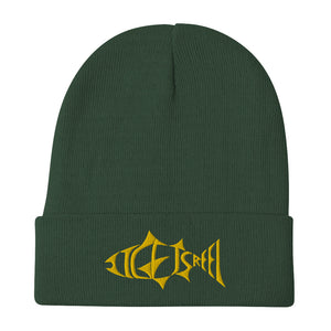 Gold IGR Fish Embroidered Beanie