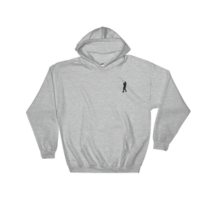 Hooded Sweatshirt (Black Flossy Logo)