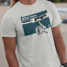 Load image into Gallery viewer, Reel Therapy Fishing Rod &amp; Reel Shirt