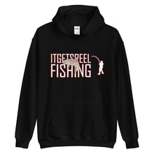 Load image into Gallery viewer, Rainbow Trout Block Letters Hoodie