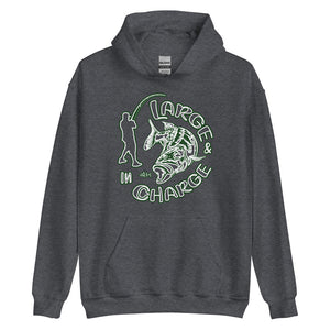Large & In Charge Largemouth Bass Hoodie
