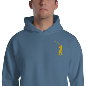 Hooded Sweatshirt (Gold Flossy Logo)