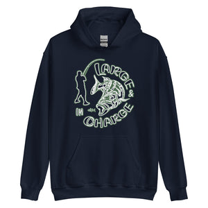 Large & In Charge Largemouth Bass Hoodie