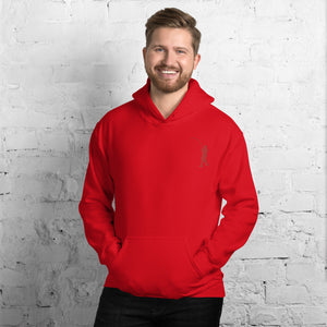 Hooded Sweatshirt (Red Flossy Logo)