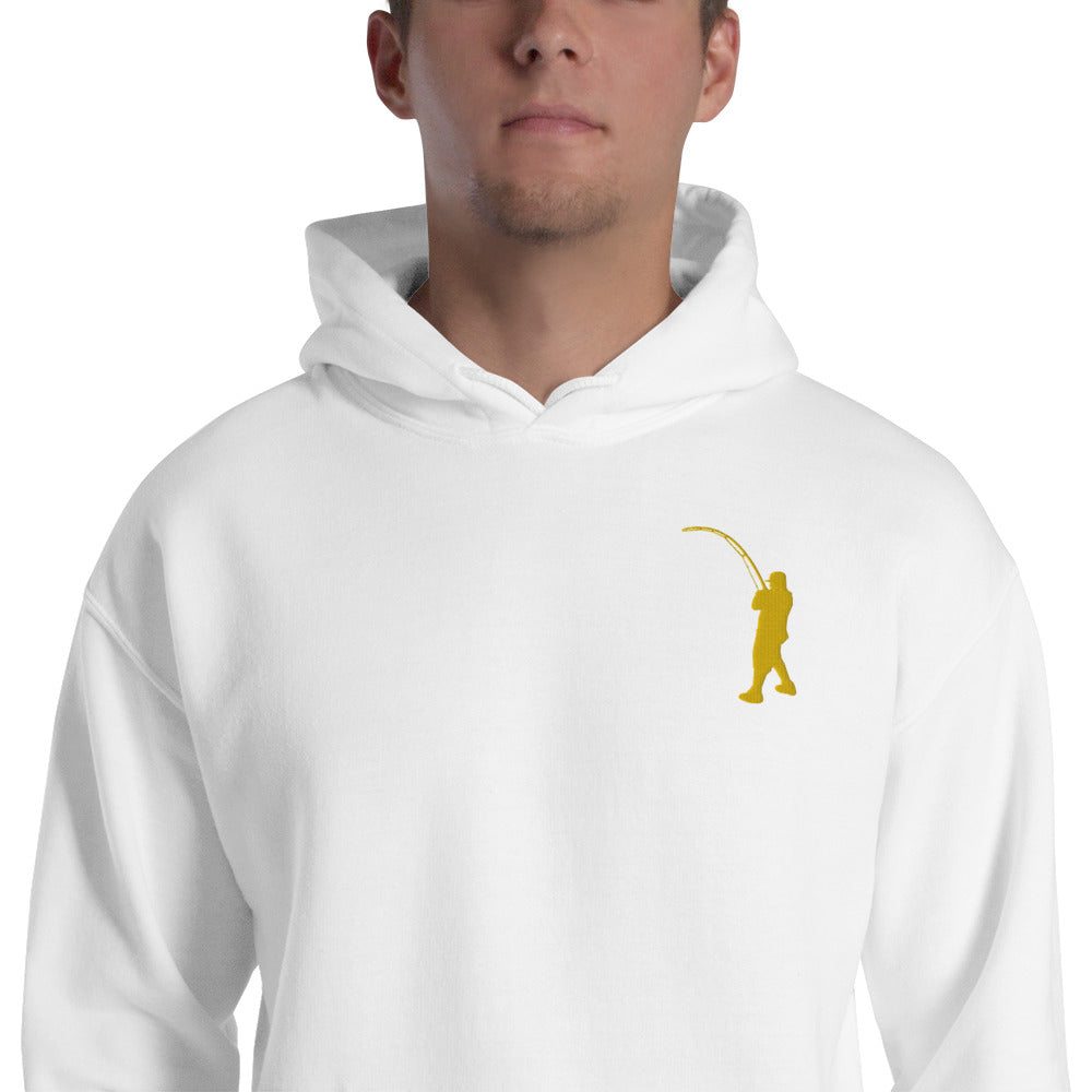 Hooded Sweatshirt (Gold Flossy Logo)