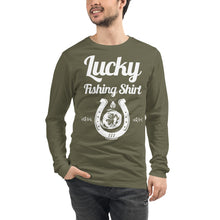 Load image into Gallery viewer, Lucky Fishing Long Sleeve Tee
