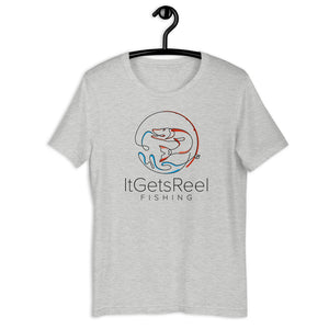 ItGetsReel Fishing Line Art T-Shirt