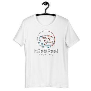 ItGetsReel Fishing Line Art T-Shirt