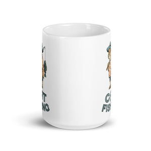 Catfishing / Cat Fishing White Glossy Mug